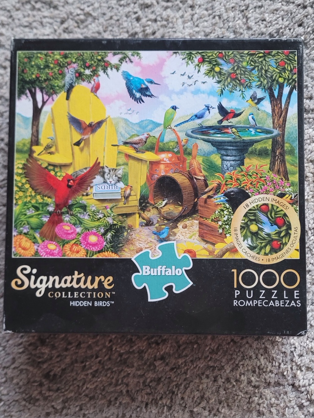 Buffalo Signature Collection 'Hidden Birds' 1000-Piece Puzzle - Colorful Multi